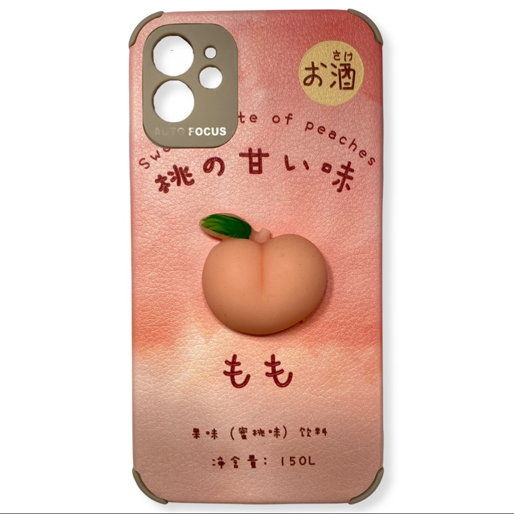 iphone 11 squishy peach case